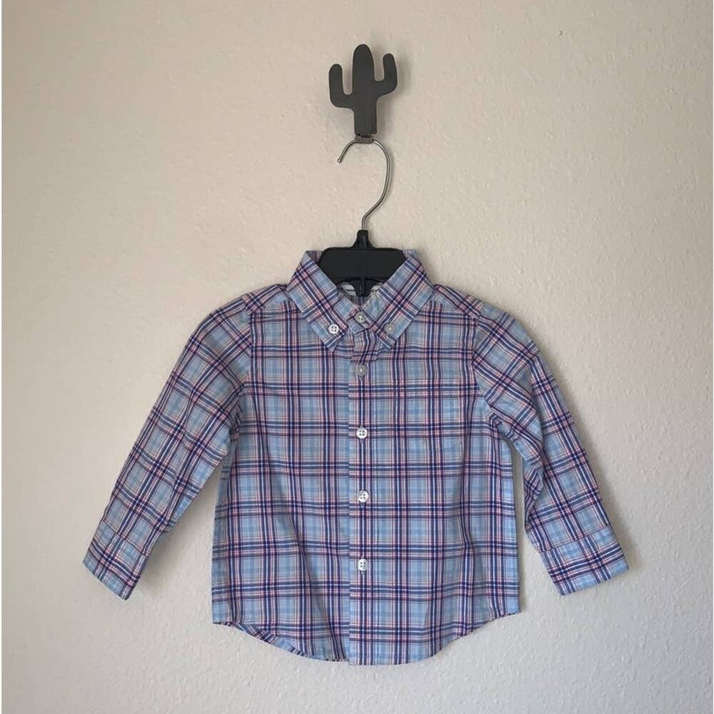 5/$25 NEW Janie and Jack Girls Plaid Shirt
